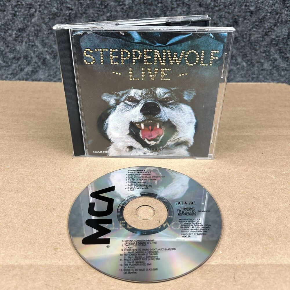 Steppenwolf : Live CD (1999) Magic Carpet Ride Sookie Born To Be Wild MCA